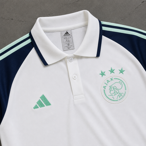 AJAX MINT HERITAGE POLO SHIRT JERSEY