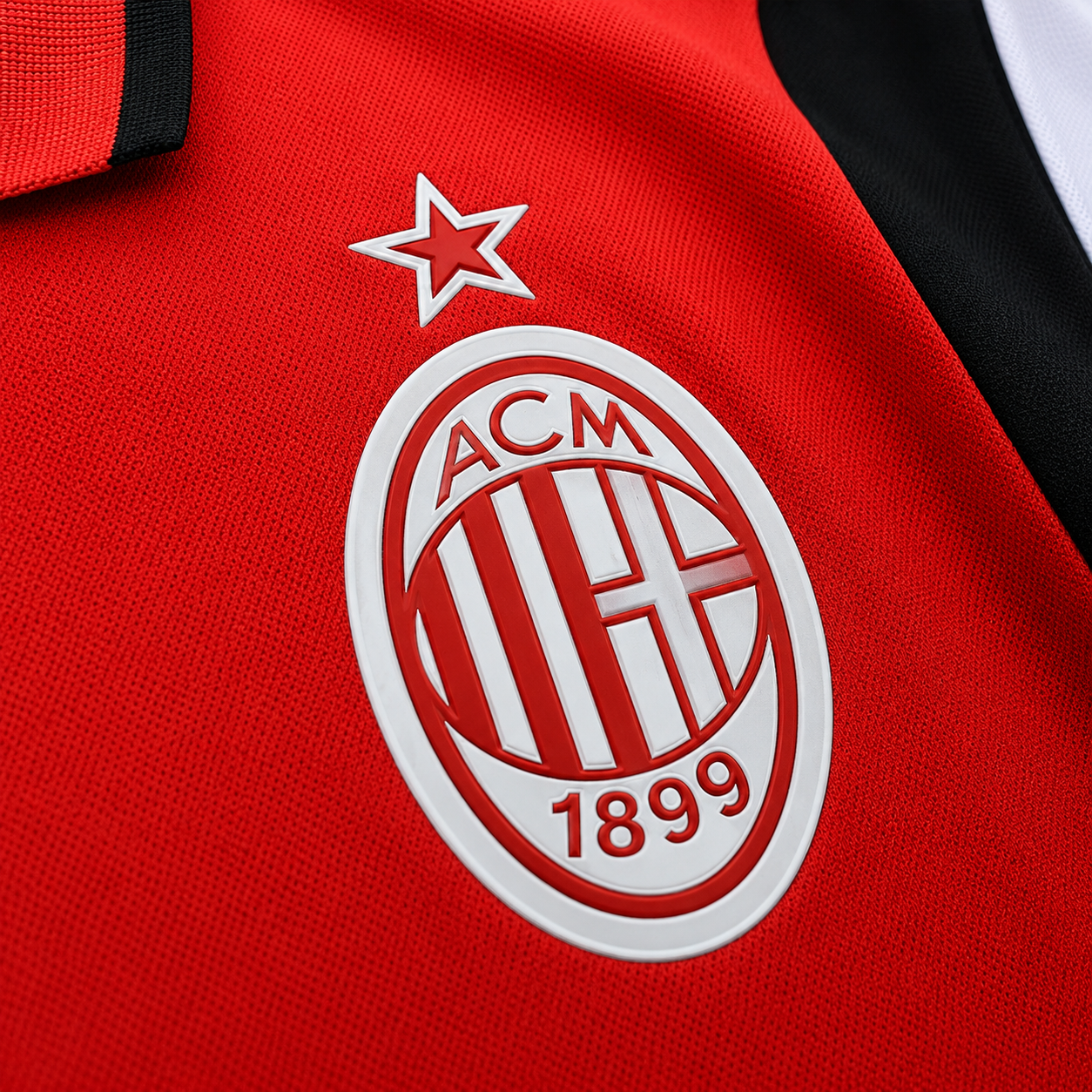 AC MILAN FLAME HERITAGE POLO SHIRT JERSEY