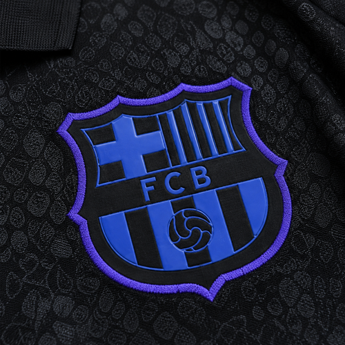 FC BARCELONA LILA HERITAGE POLO SHIRT JERSEY