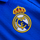 REAL MADRID AZURE BLUE HERITAGE POLO SHIRT JERSEY