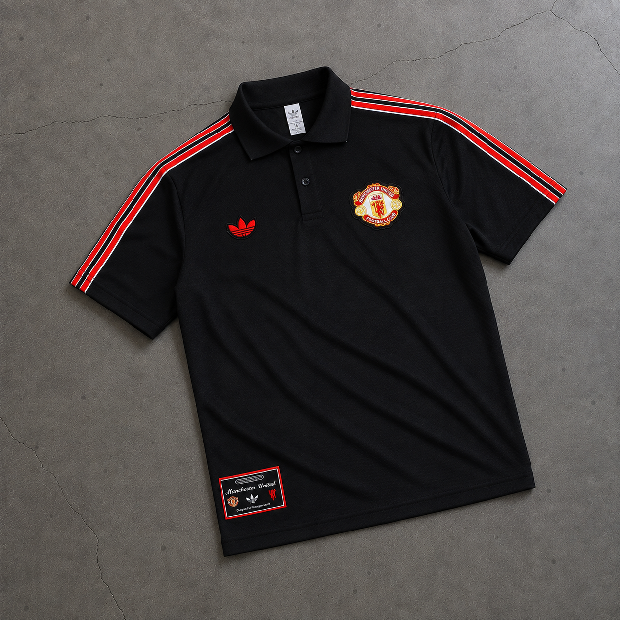MANCHESTER UNITED NIGHTFALL HERITAGE POLO SHIRT JERSEY