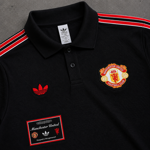 MANCHESTER UNITED NIGHTFALL HERITAGE POLO SHIRT JERSEY