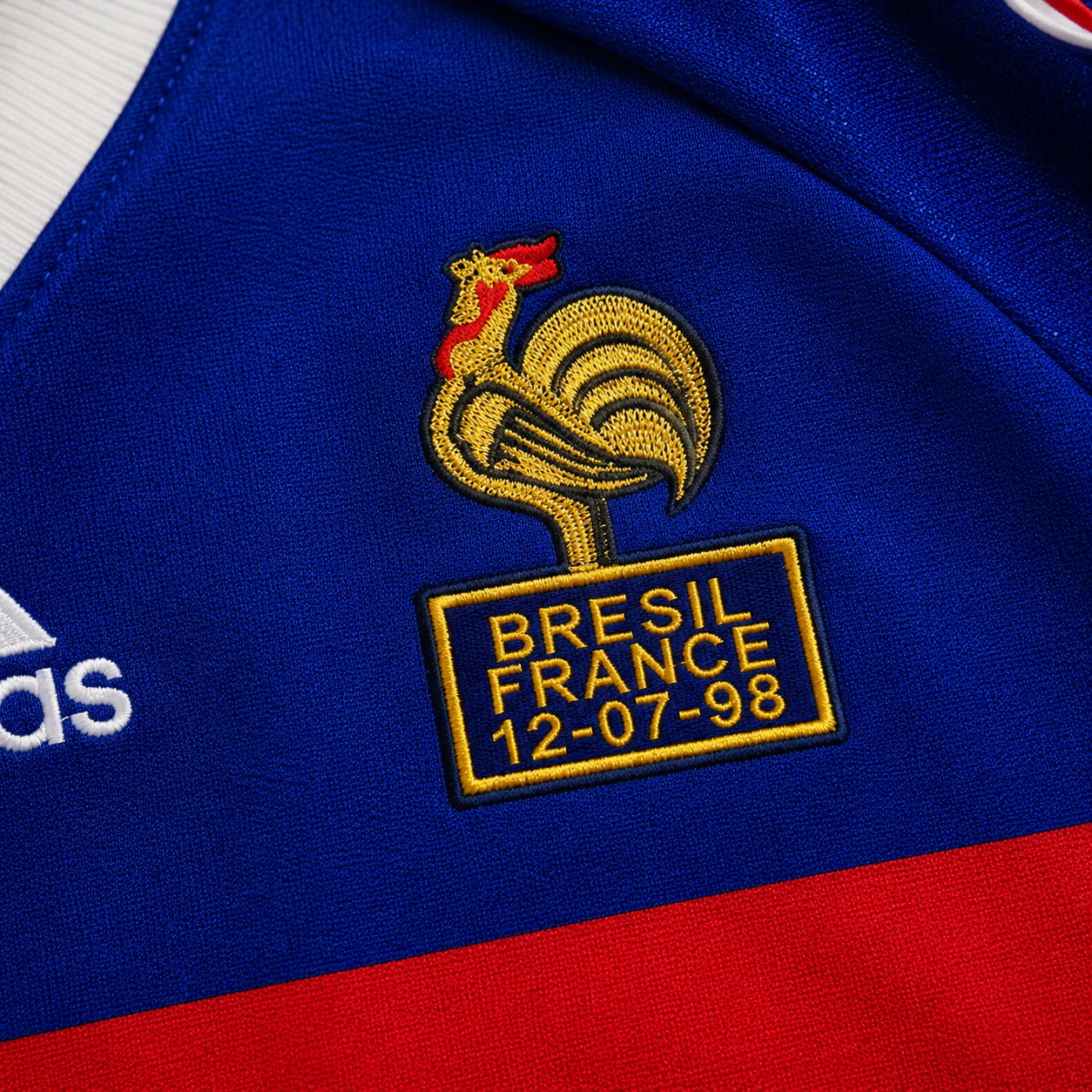 FRANCE 1998 LONGSLEEVE RETRO JERSEY