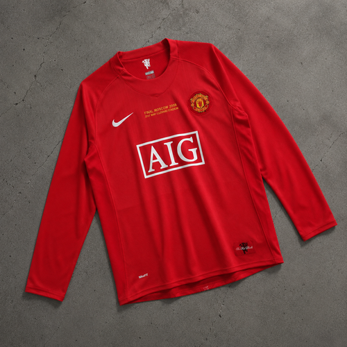 MANCHESTER UNITED 2007/08 LONGSLEEVE RETRO JERSEY