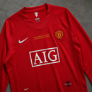 MANCHESTER UNITED 2007/08 LONGSLEEVE RETRO JERSEY