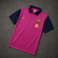 FC BARCELONA PINK HERITAGE POLO SHIRT JERSEY