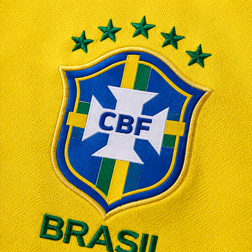BRASIL YELLOW HERITAGE POLO SHIRT JERSEY