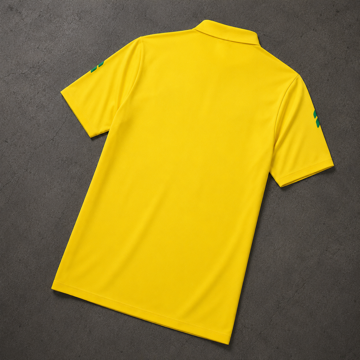 BRASIL YELLOW HERITAGE POLO SHIRT JERSEY