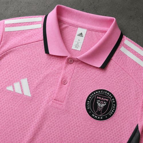 INTER MIAMI PINK HERITAGE POLO SHIRT JERSEY