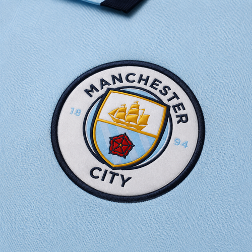 MANCHESTER CITY BLUE HERITAGE POLO SHIRT JERSEY