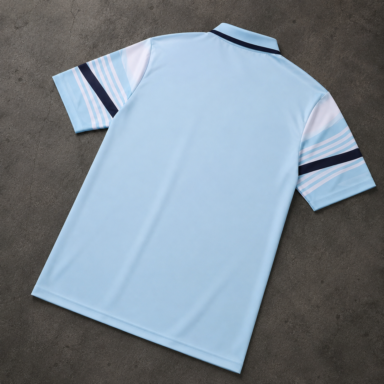 MANCHESTER CITY BLUE HERITAGE POLO SHIRT JERSEY