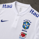 BRASIL WHITE HERITAGE POLO SHIRT JERSEY