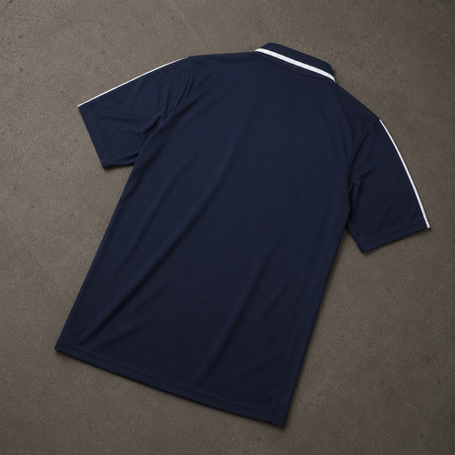ITALY NAVY HERITAGE POLO SHIRT JERSEY