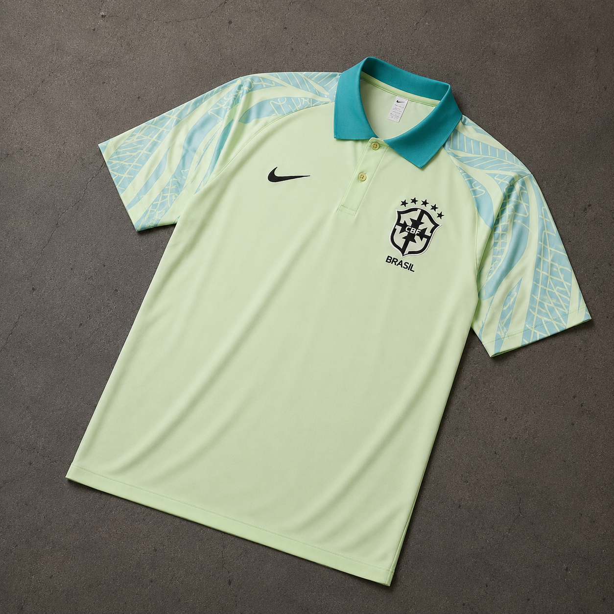 BRASIL NEON HERITAGE POLO SHIRT JERSEY
