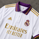 REAL MADRID PURPLE HERITAGE POLO SHIRT JERSEY