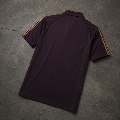 GERMANY WINE RED HERITAGE POLO SHIRT JERSEY