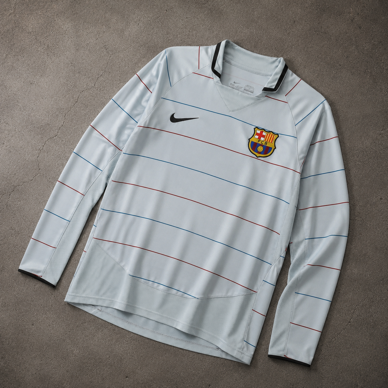 FC BARCELONA 2003/04 LONGSLEEVE RETRO JERSEY