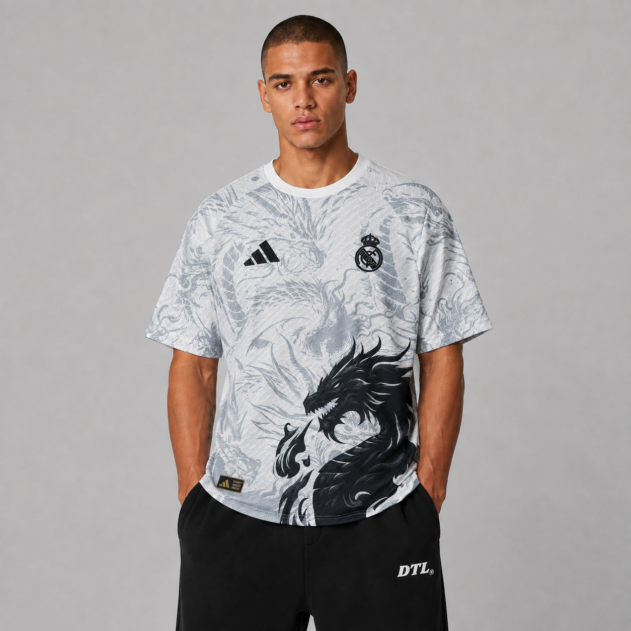 REAL MADRID BLACK DRAGON EXCLUSIVE JERSEY