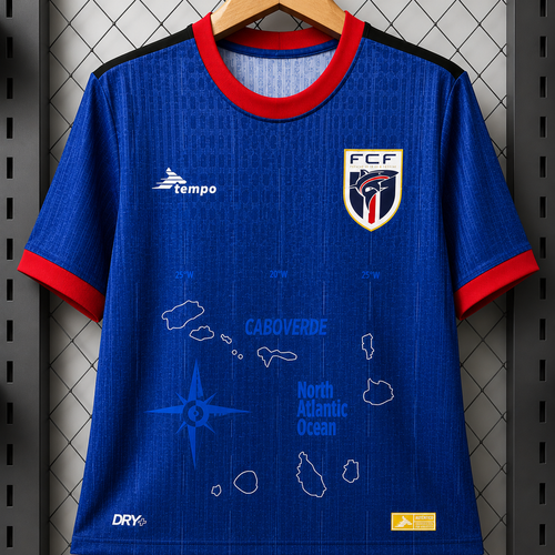 CAPE VERDE HOME WORLD CUP JERSEY