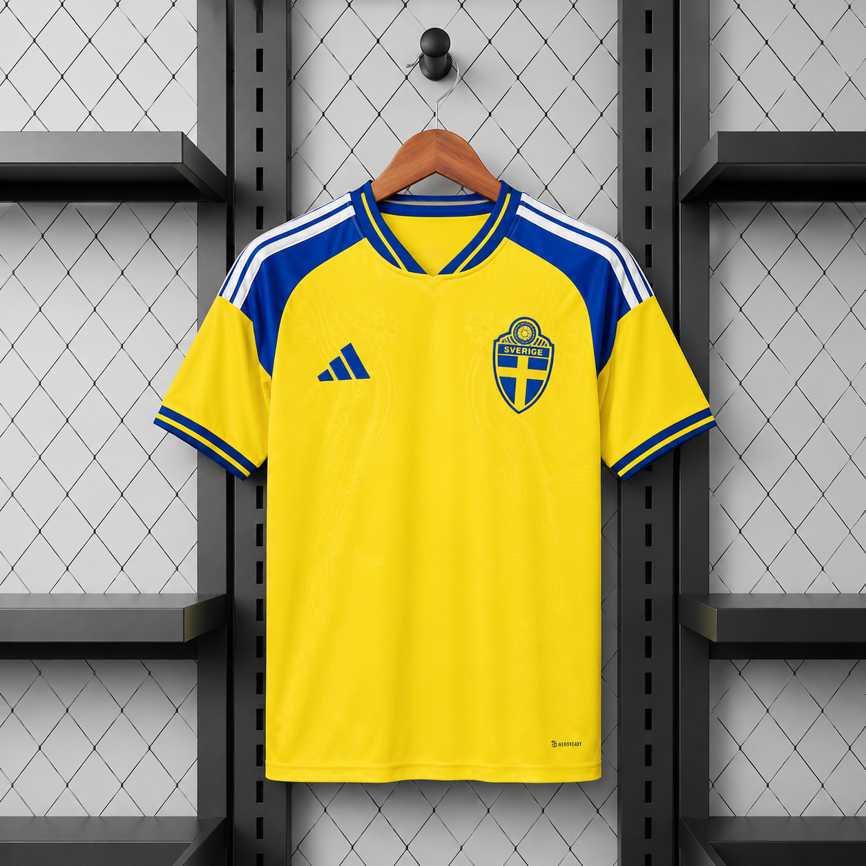 SWEDEN HOME WORLD CUP JERSEY