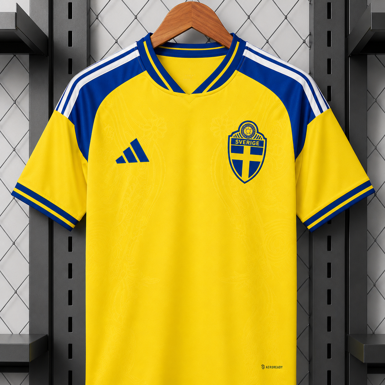 SWEDEN HOME WORLD CUP JERSEY