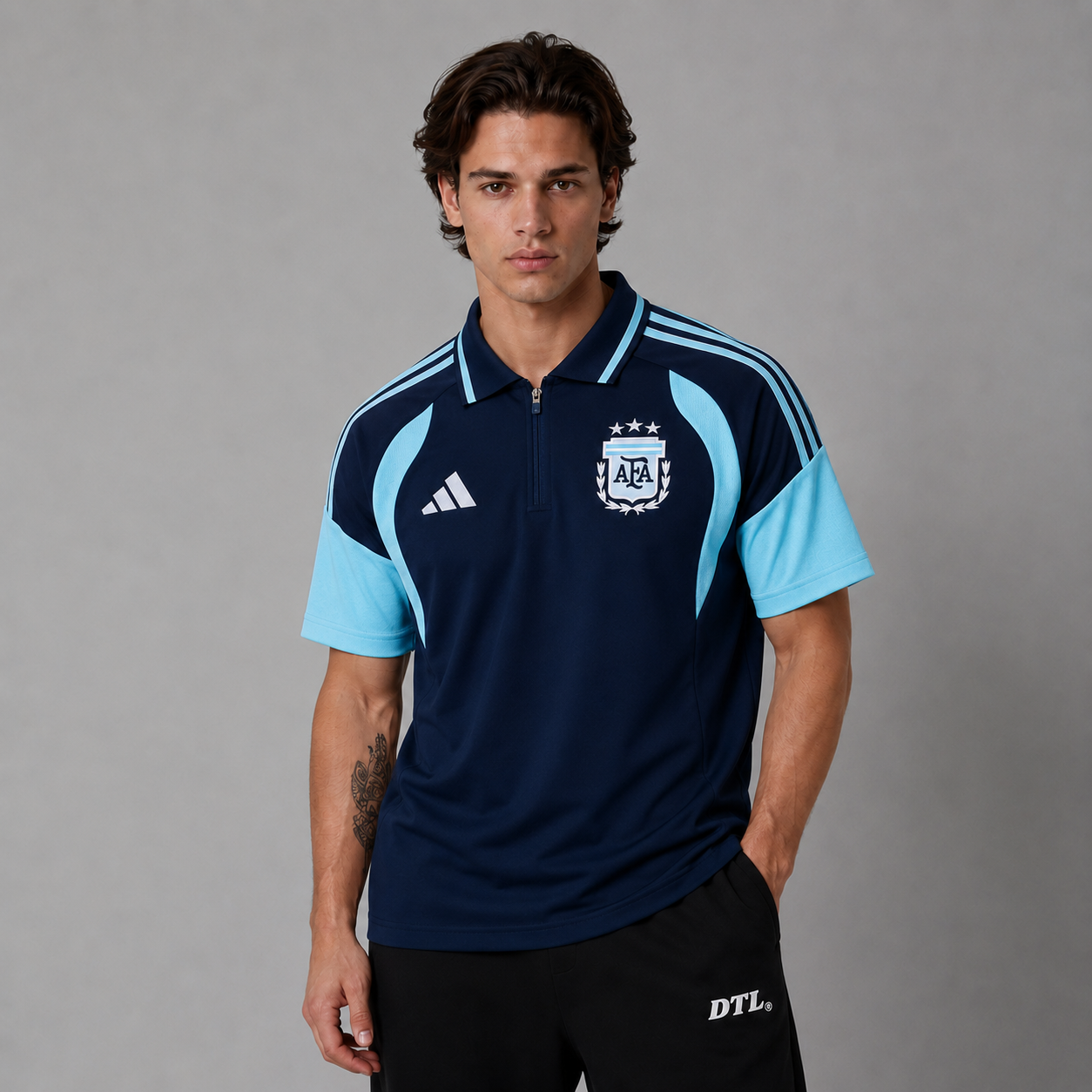 ARGENTINA DEEP SKY HERITAGE POLO SHIRT JERSEY