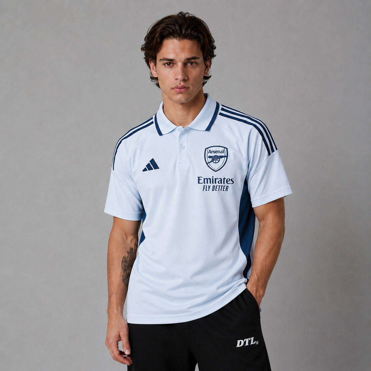 ARSENAL CLOUD HERITAGE POLO SHIRT JERSEY