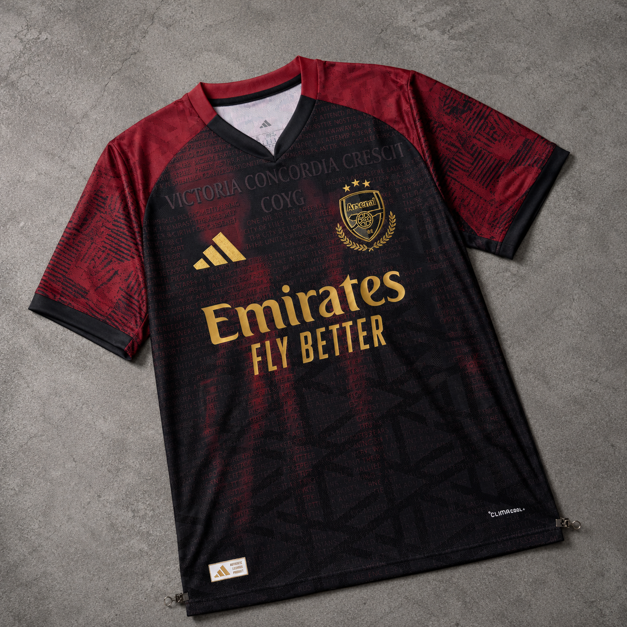 ARSENAL GOLD EXCLUSIVE JERSEY