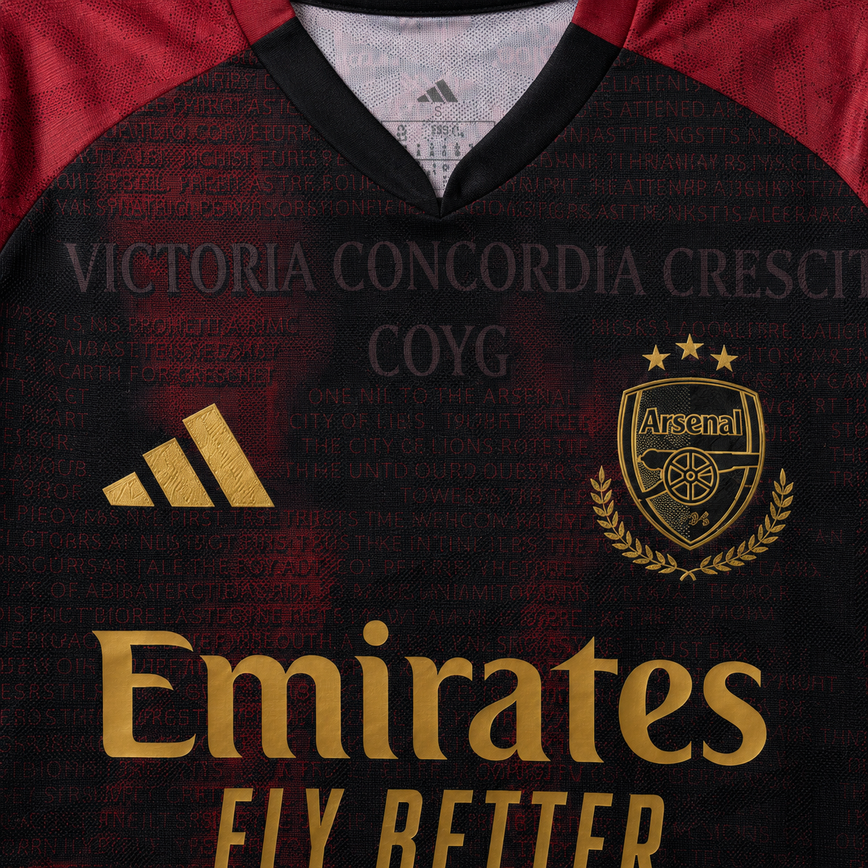 ARSENAL GOLD EXCLUSIVE JERSEY