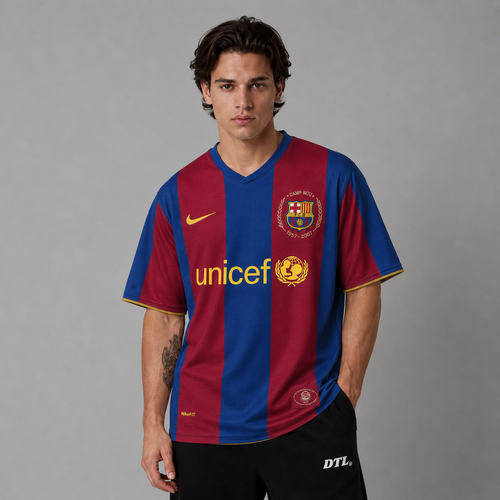 FC BARCELONA 2007/08 HOME RETRO JERSEY