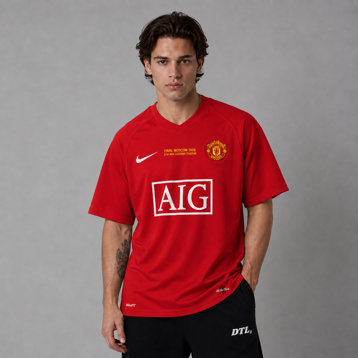 MANCHESTER UNITED 2007/08 HOME RETRO JERSEY
