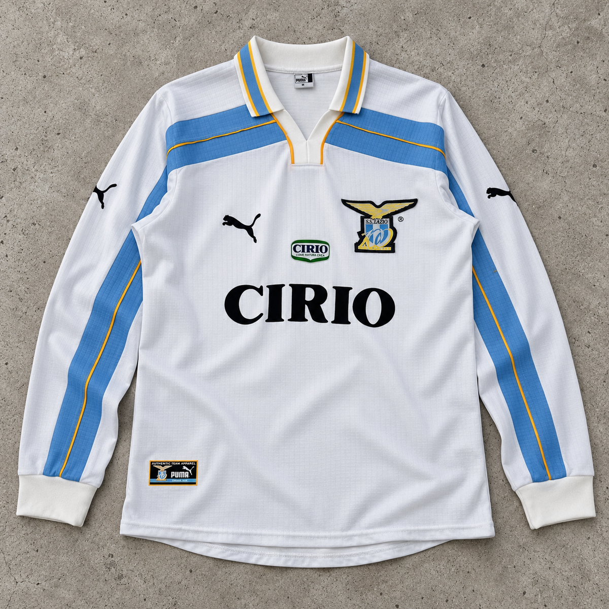 LAZIO 1998/00 AWAY LONGSLEEVE RETRO JERSEY