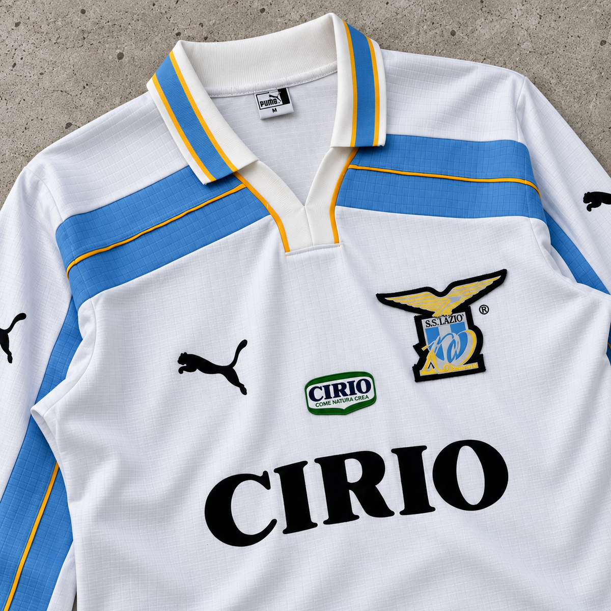 LAZIO 1998/00 AWAY LONGSLEEVE RETRO JERSEY