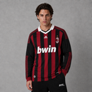 AC MILAN 2009/10 HOME LONGSLEEVE RETRO JERSEY