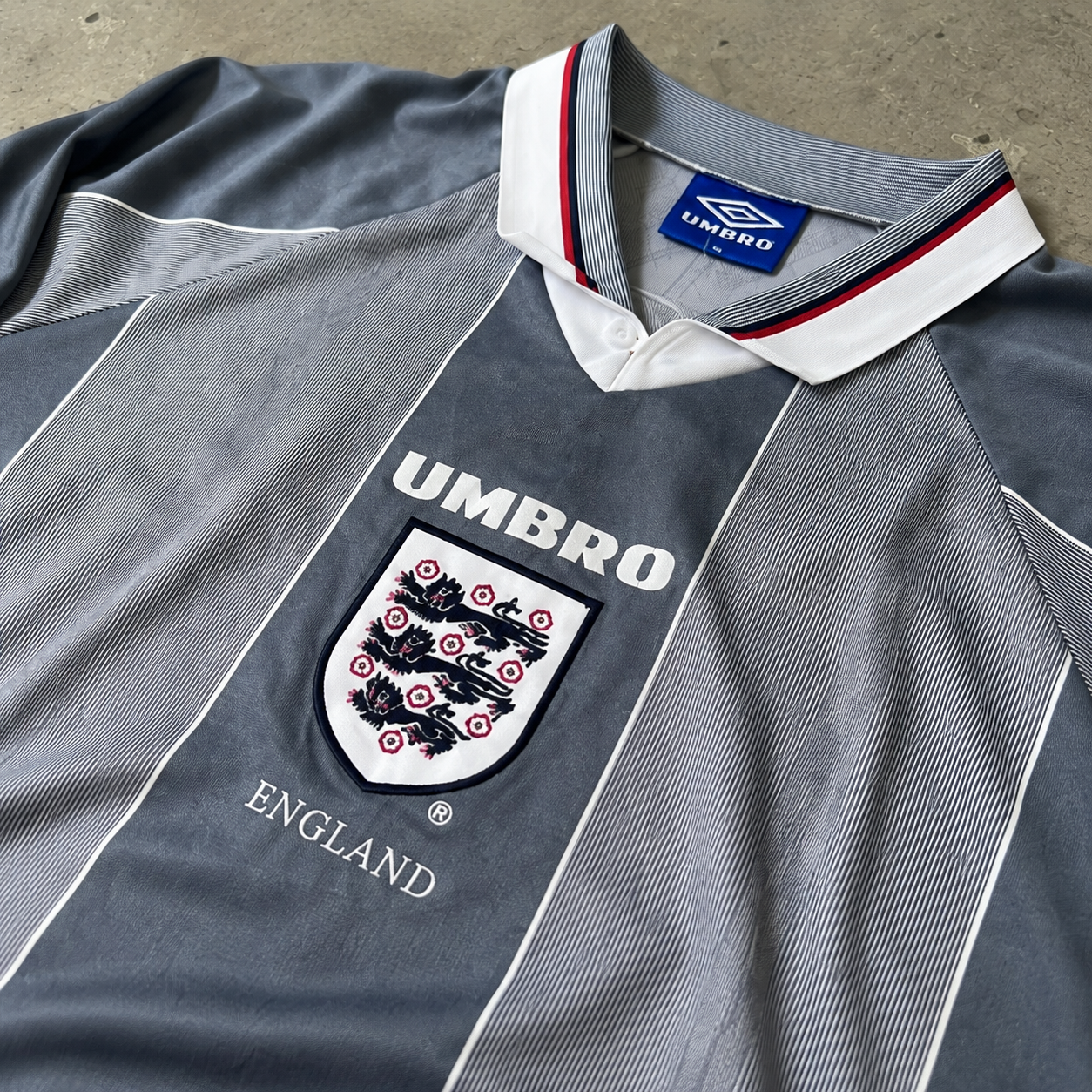 ENGLAND 1996 LONGSLEEVE RETRO JERSEY