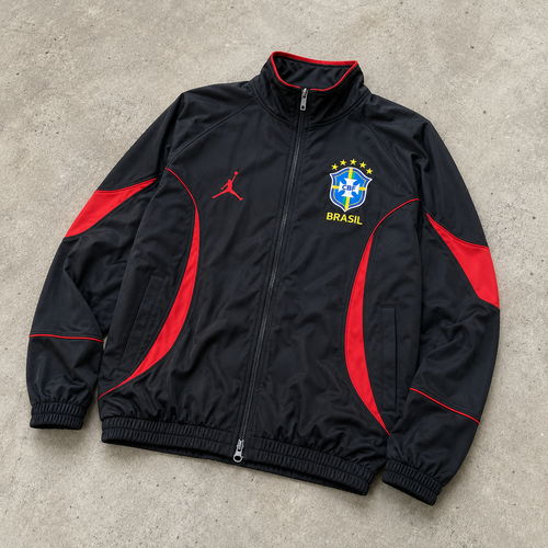 BRASIL RED WINDBREAKER