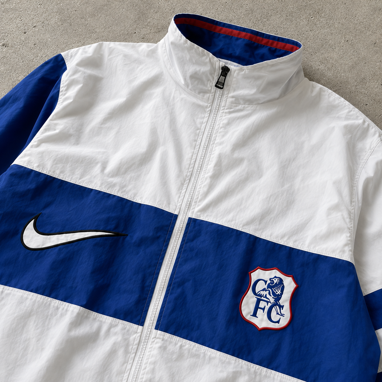 CHELSEA WHITE WINDBREAKER