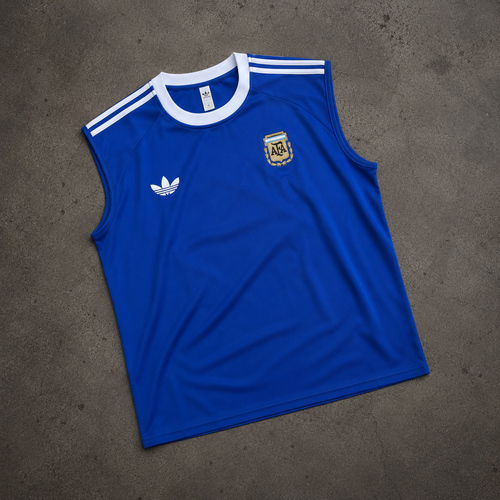 ARGENTINA ROYAL BLUE SLEVELESS JERSEY