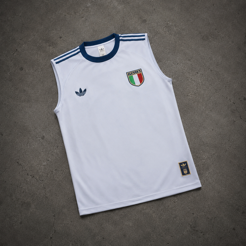 ITALY ALPINE WHITE SLEVELESS JERSEY