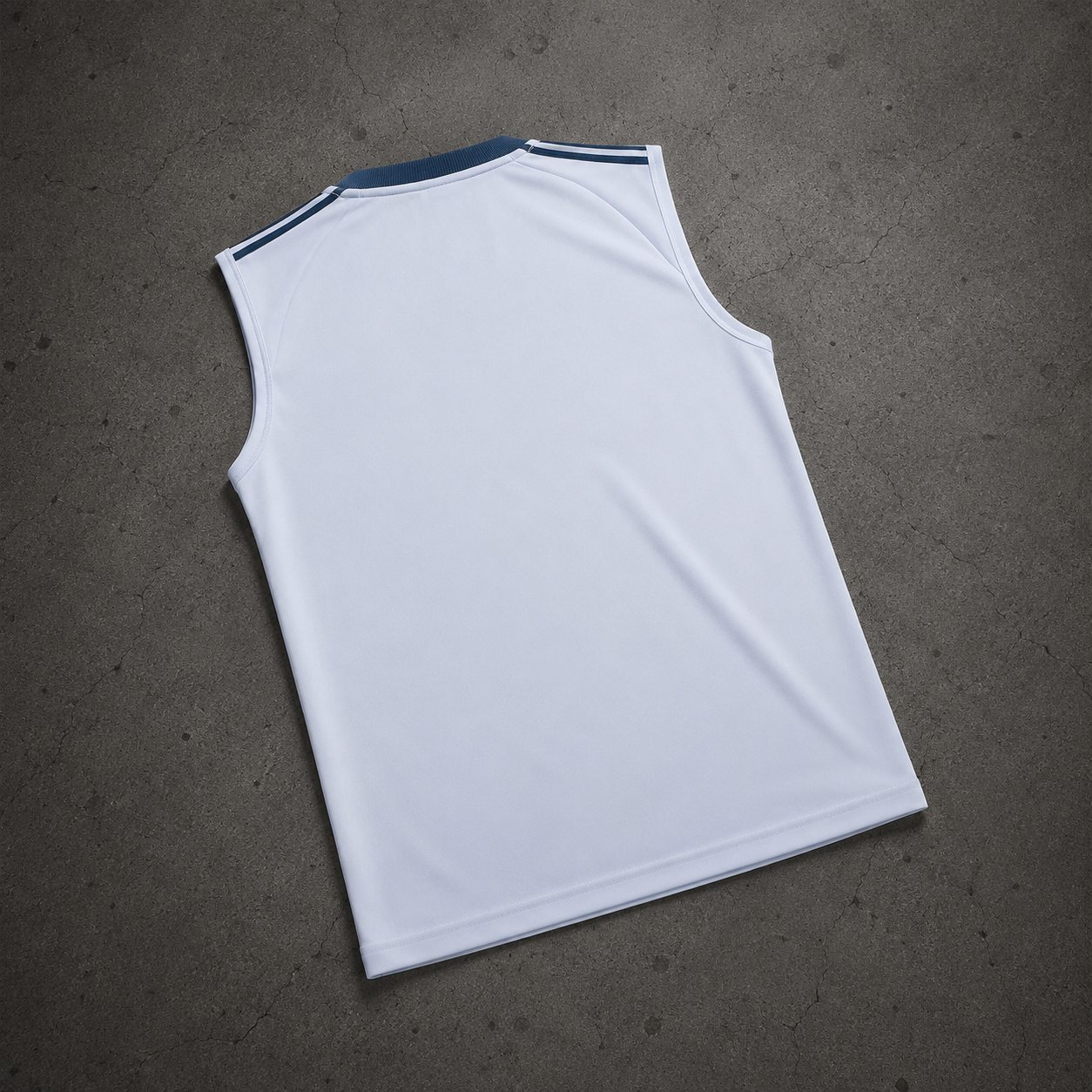 ITALY ALPINE WHITE SLEVELESS JERSEY
