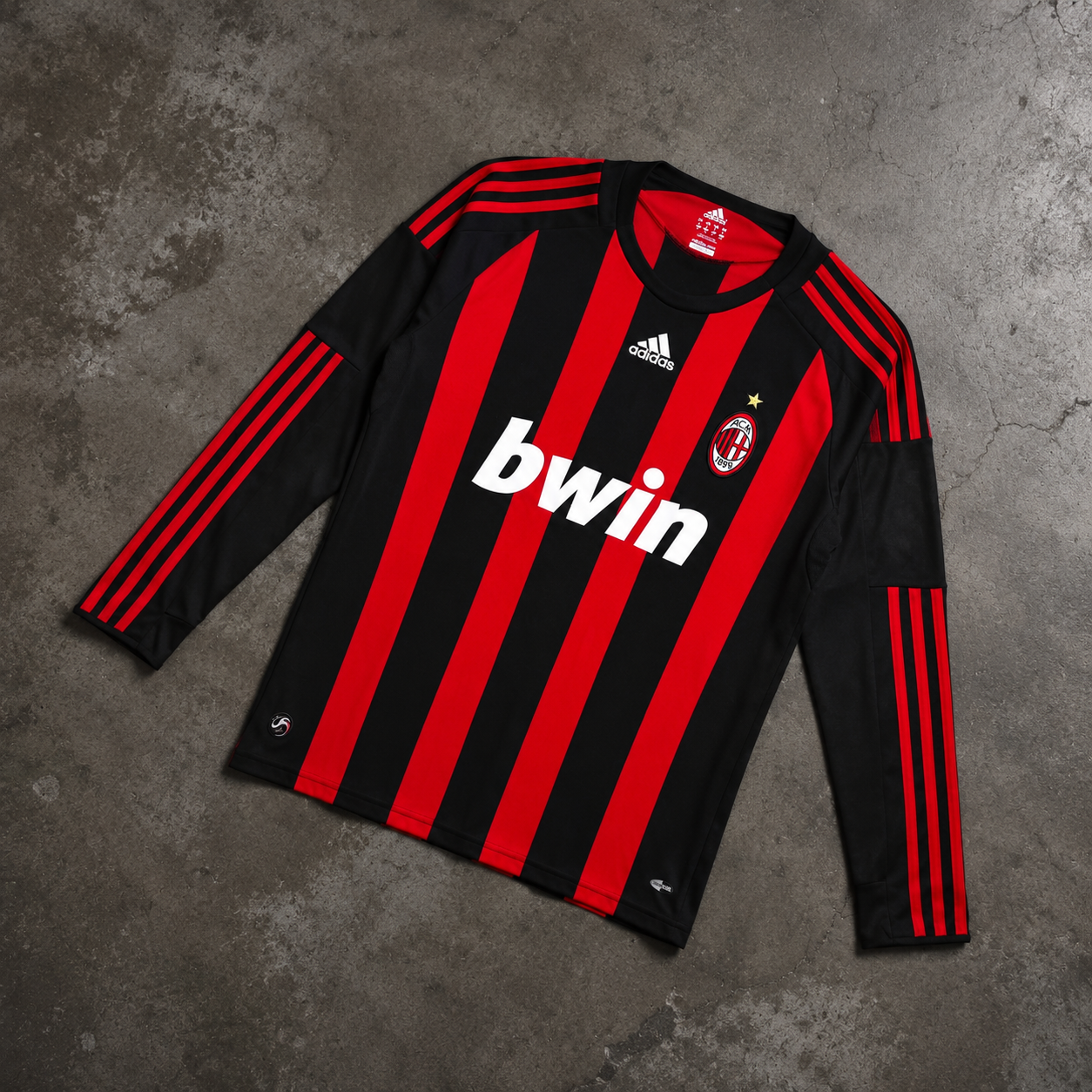 AC MILAN 2008/09 LONGSLEEVE RETRO JERSEY