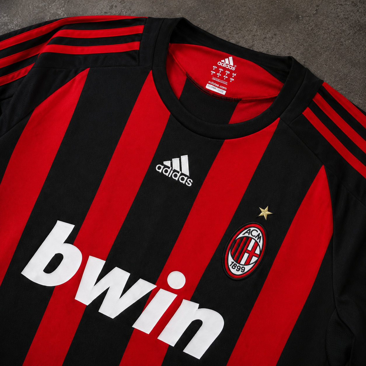 AC MILAN 2008/09 LONGSLEEVE RETRO JERSEY