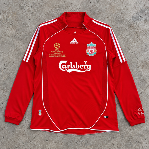 LIVERPOOL 2006/08 HOME LONGSLEEVE RETRO JERSEY