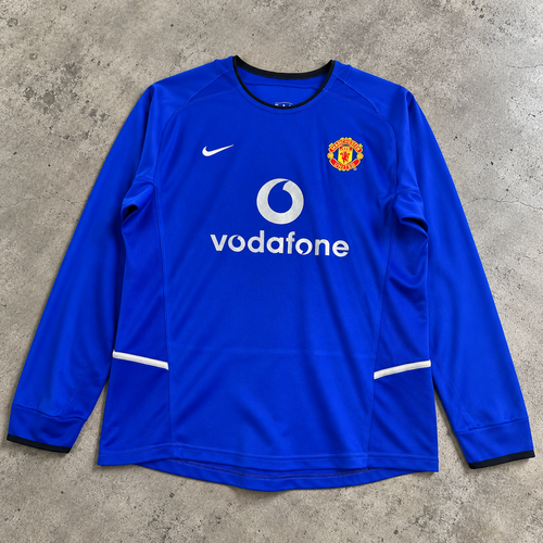 MANCHESTER UNITED 2002/03 AWAY LONGSLEEVE RETRO JERSEY