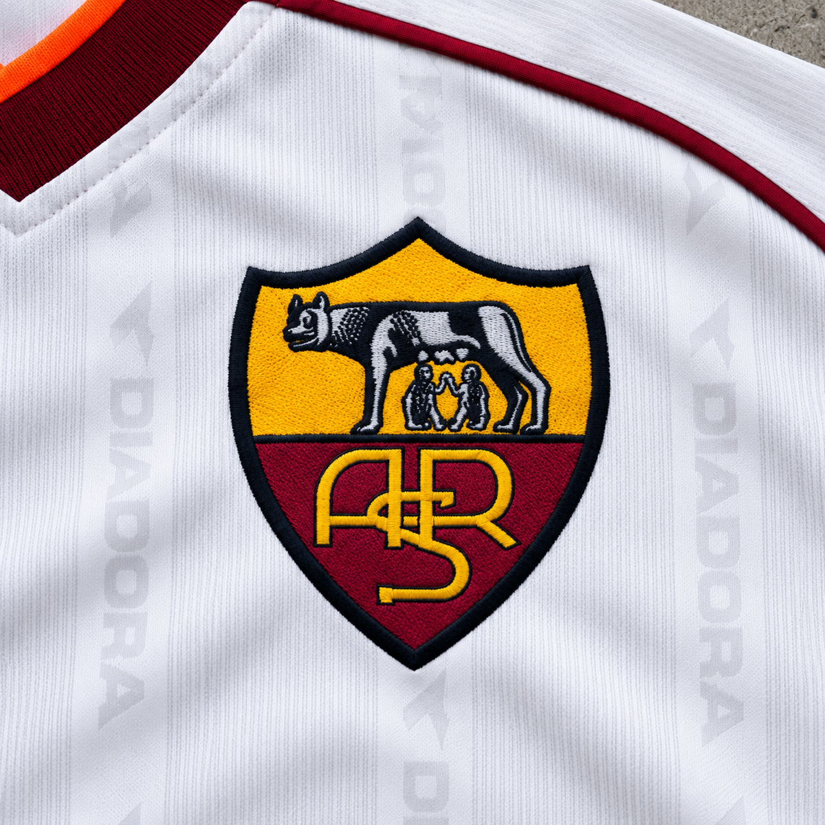 AS ROM 1999/00 LONGSLEEVE RETRO JERSEY