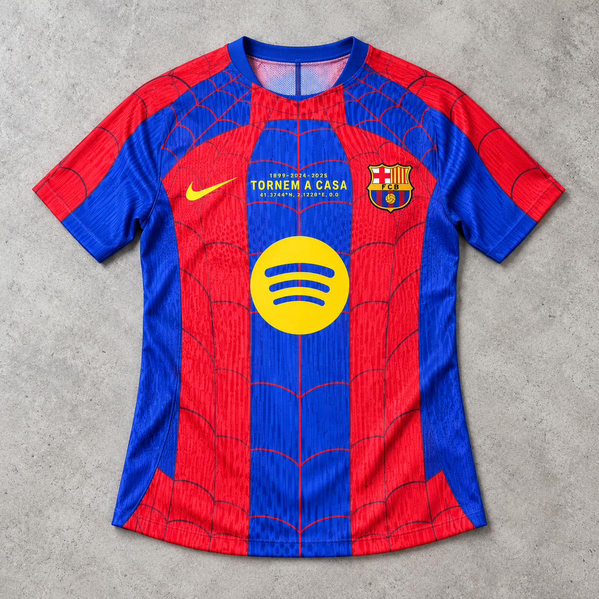 FC BARCELONA RED SPIDERMAN EXCLUSIVE JERSEY