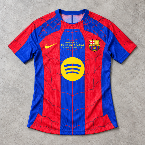 FC BARCELONA RED SPIDERMAN EXCLUSIVE JERSEY