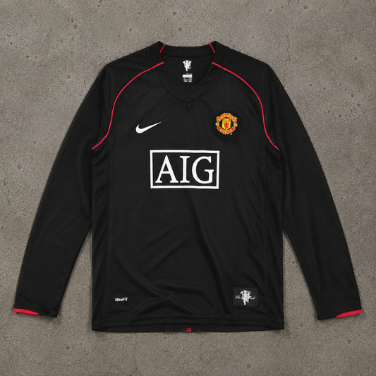 MANCHESTER UNITED 2007/08 LONGSLEEVE RETRO JERSEY