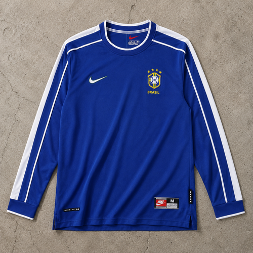 BRASILIEN 1998 LANGARM-RETRO-TRIKOT
