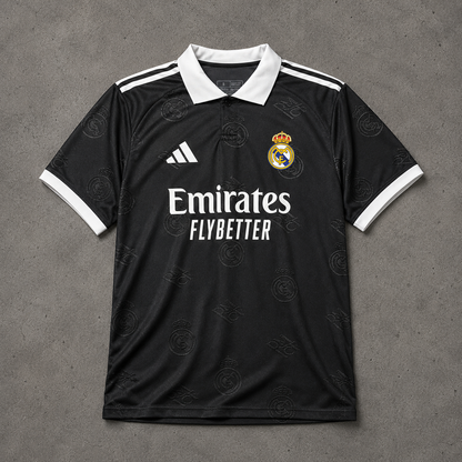 REAL MADRID BLACK EXCLUSIVE JERSEY